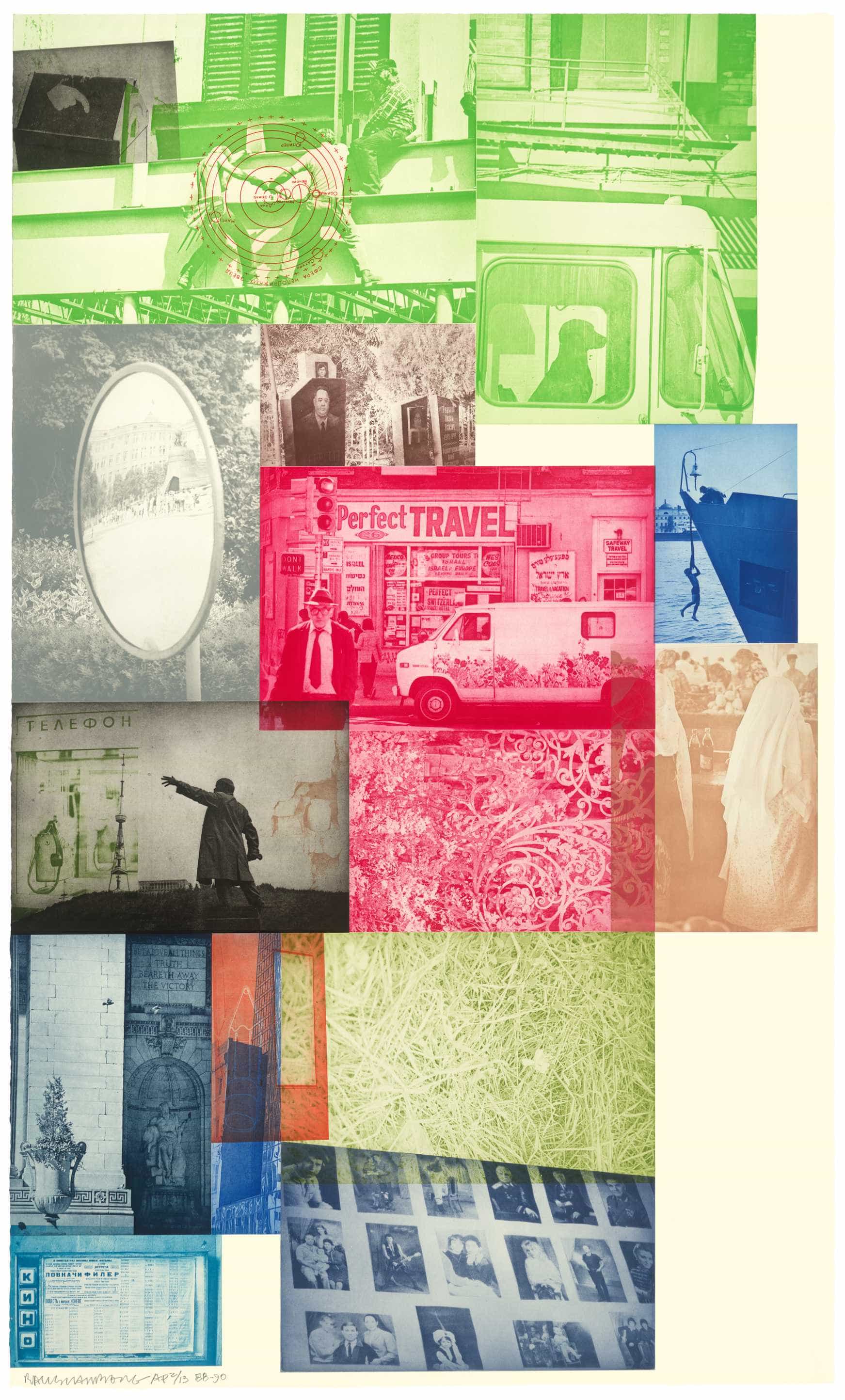 Robert Rauschenberg, Soviet/American Array VI, 1988-90