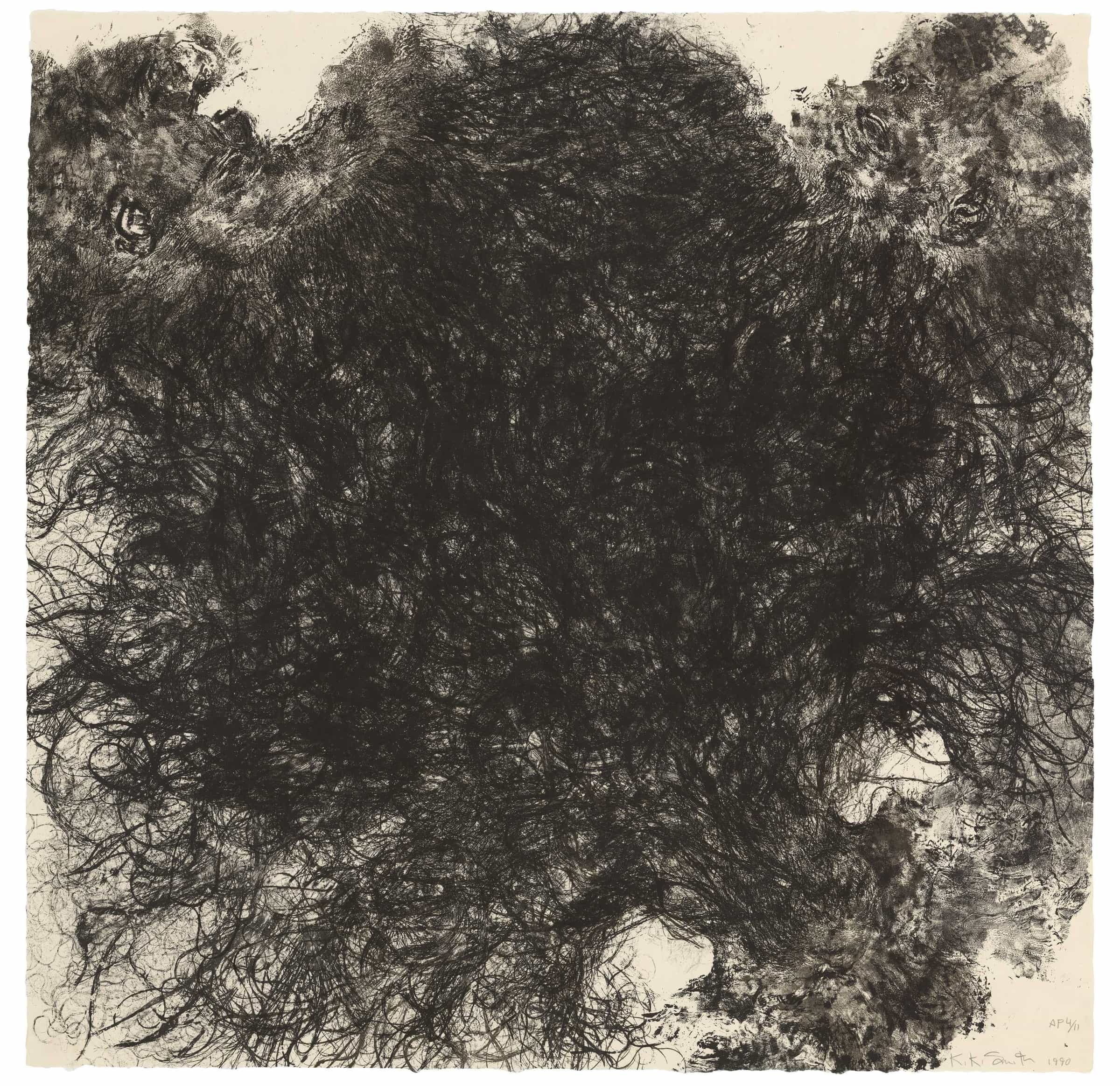 Kiki Smith, Untitled (Hair), 1990