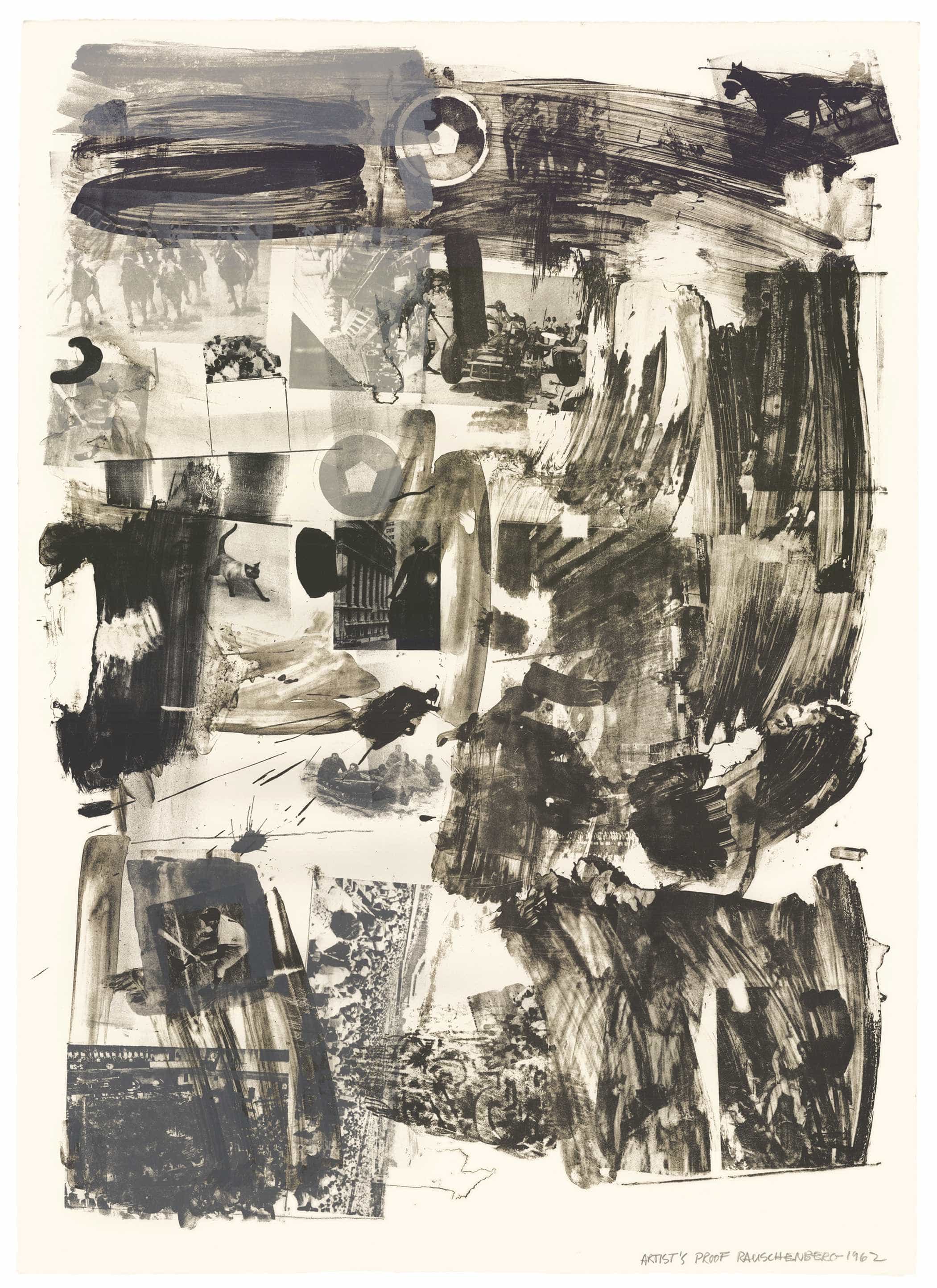 Robert Rauschenberg, License, 1962