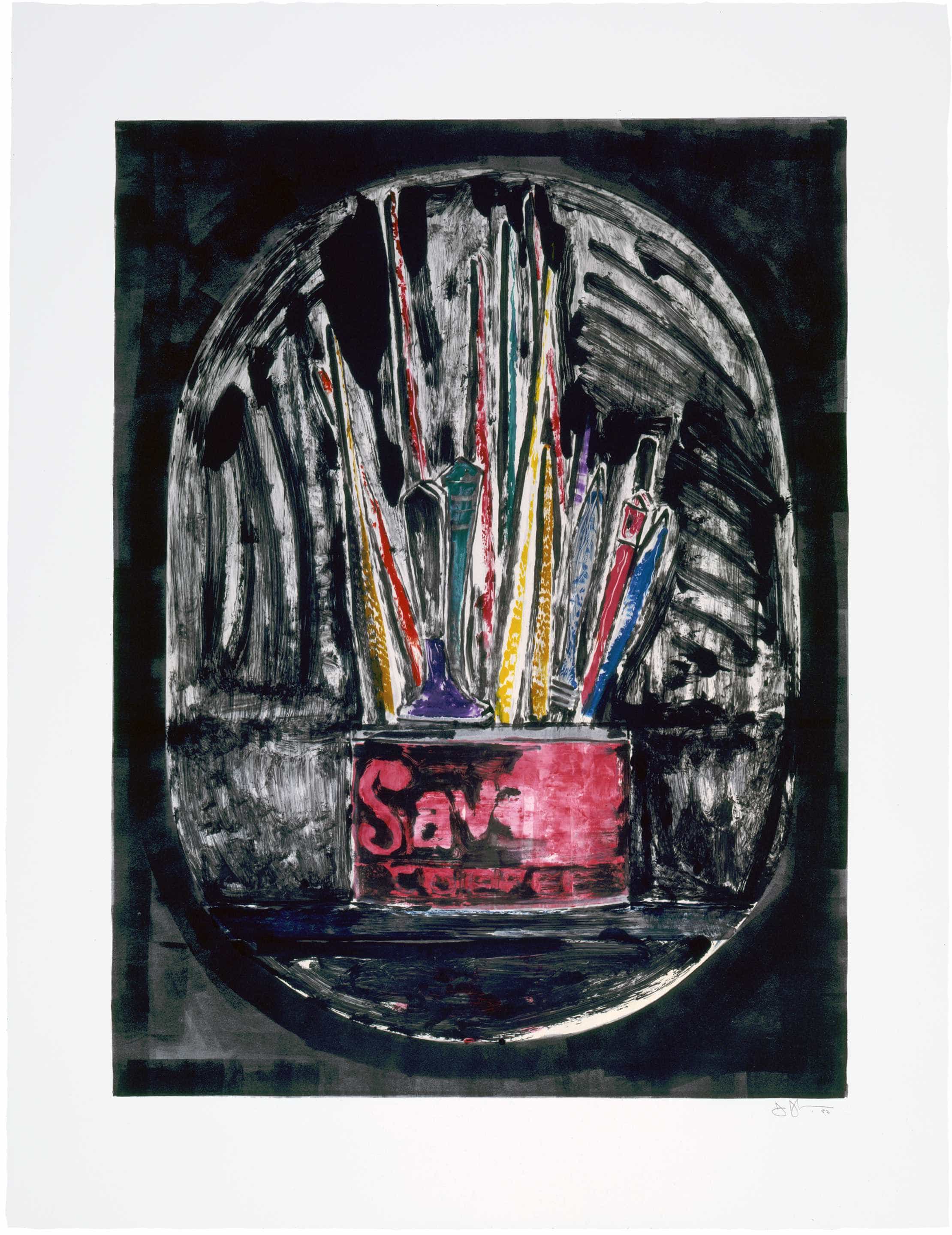 Jasper Johns, Savarin, 1982