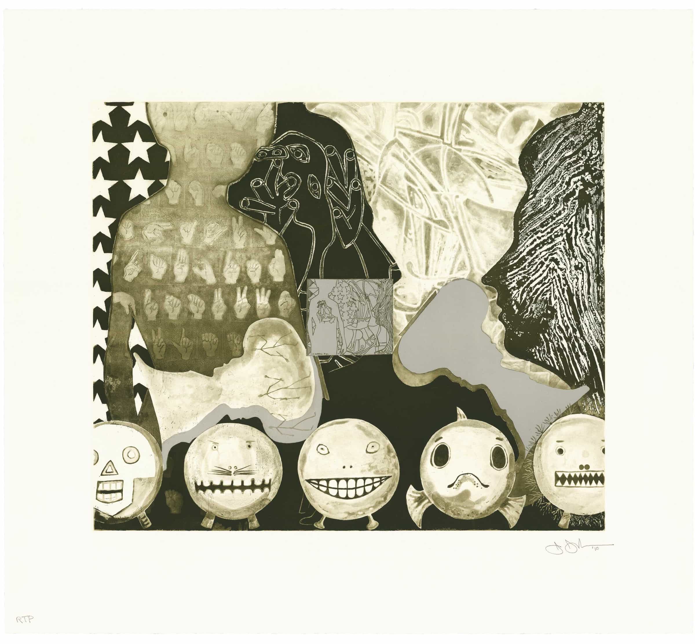 Jasper Johns, Shrinky Dink 4, 2011