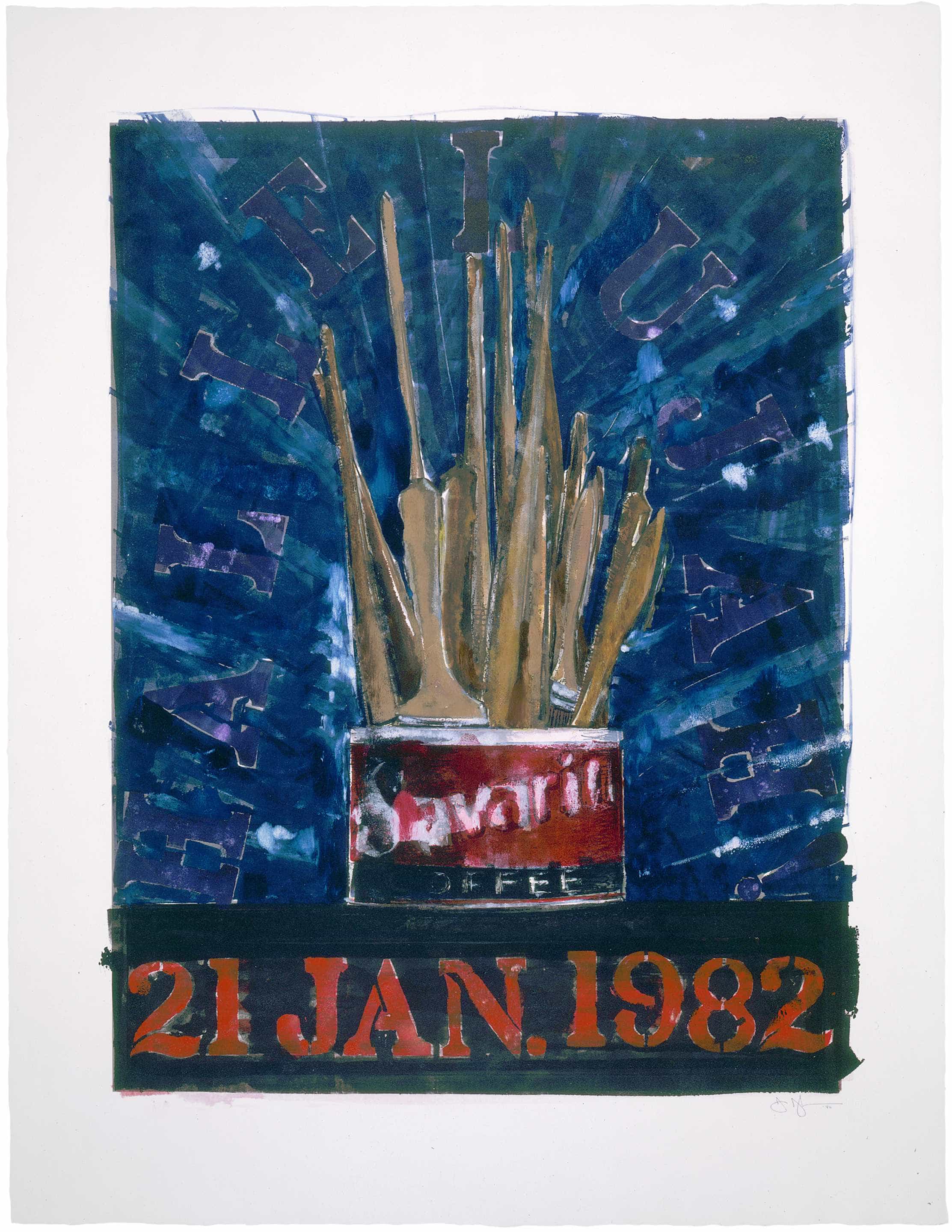 Jasper Johns, Savarin, 1982