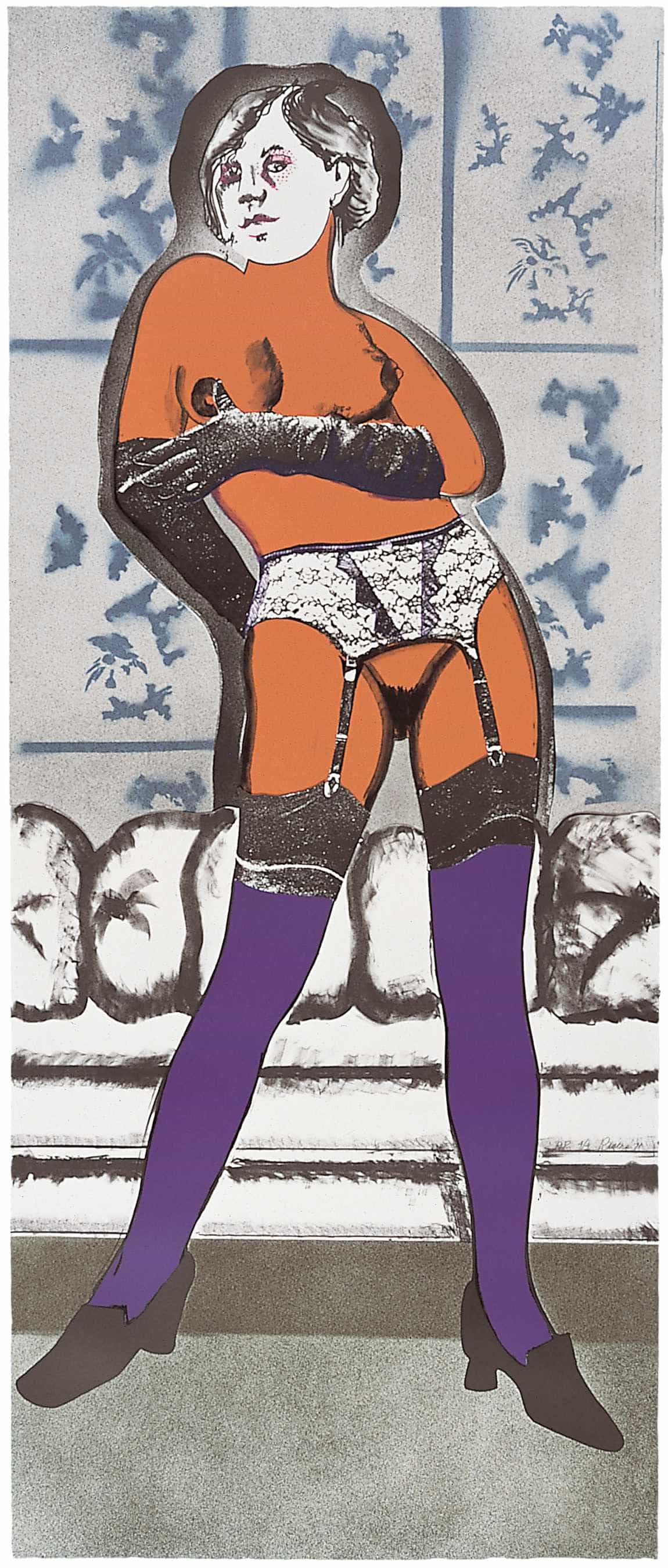 Larry Rivers, For Adults Only (vertical diptych), 1971