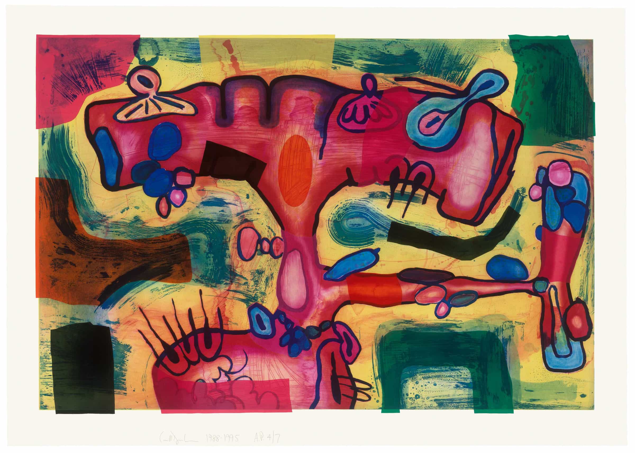 Carroll Dunham, Another Dimension, 1988-1995