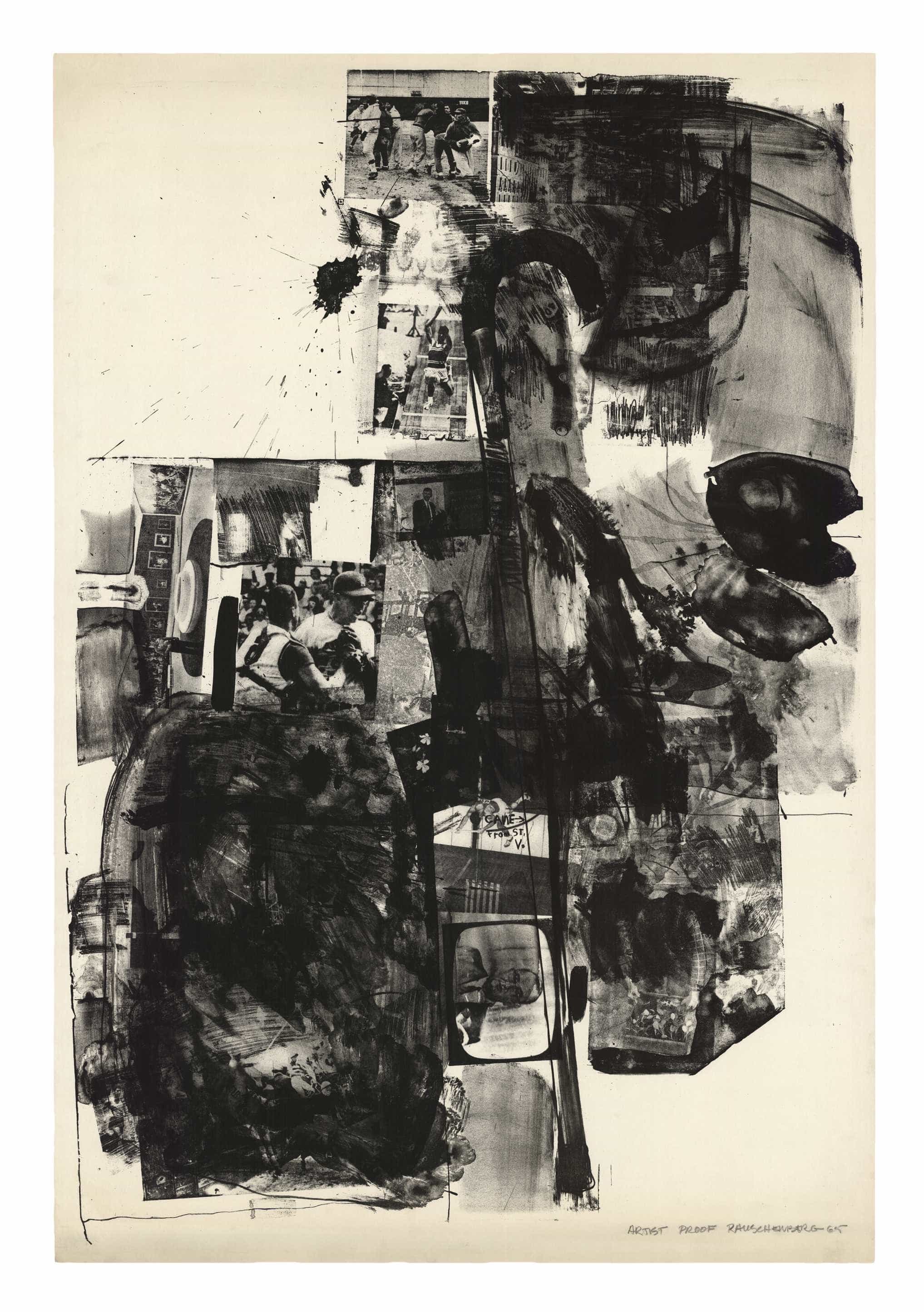 Robert Rauschenberg, Post Rally, 1965