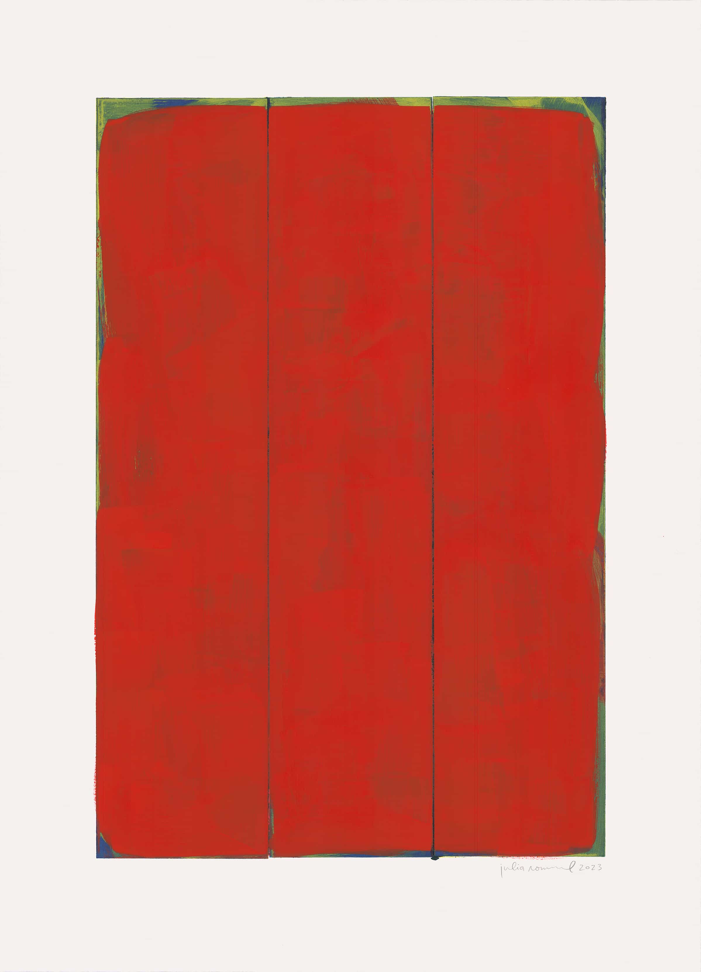 Julia Rommel, Untitled (red/green), 2023