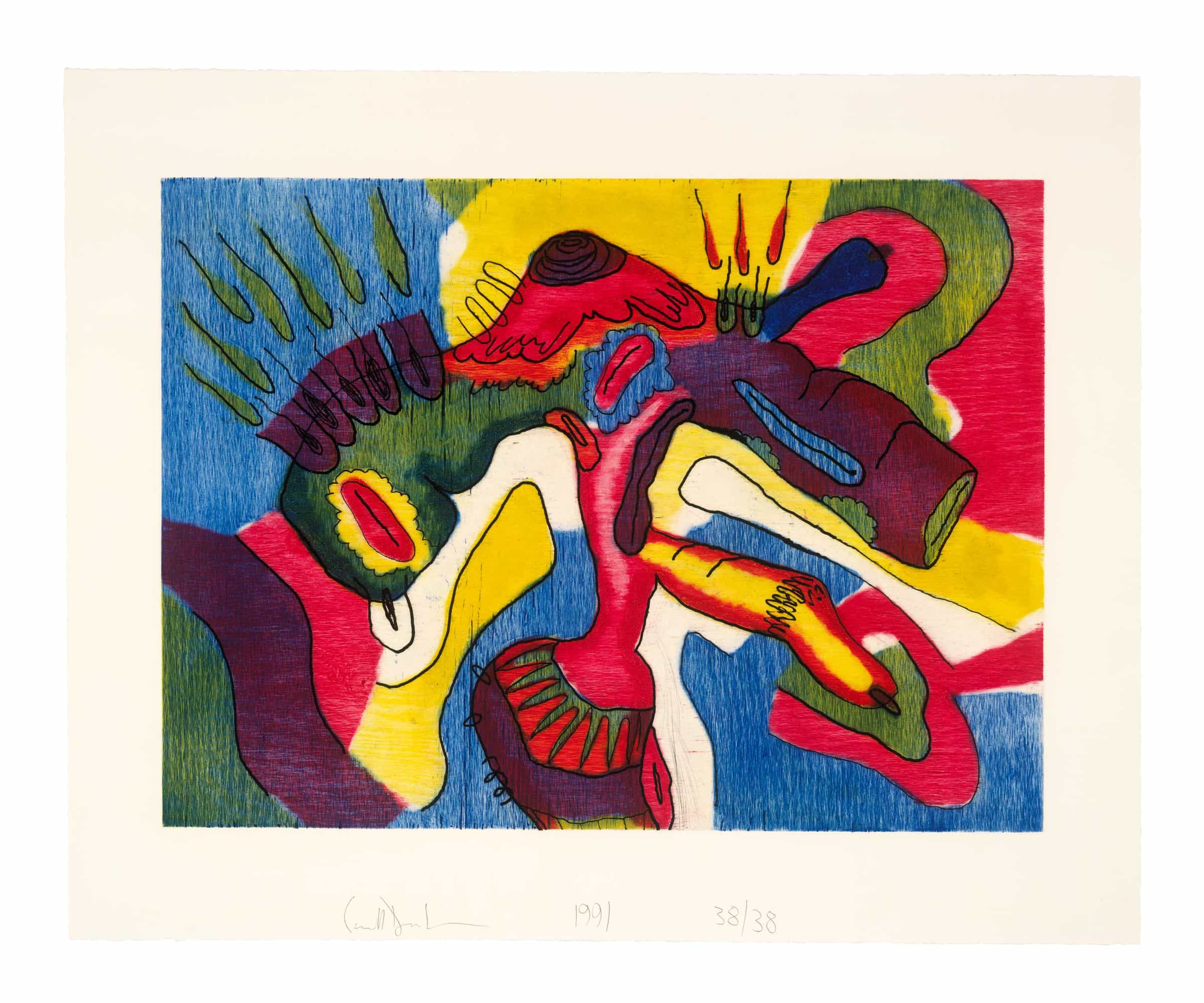 Carroll Dunham, Analysis, 1991