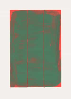 Julia Rommel, Untitled (green/red I), 2023