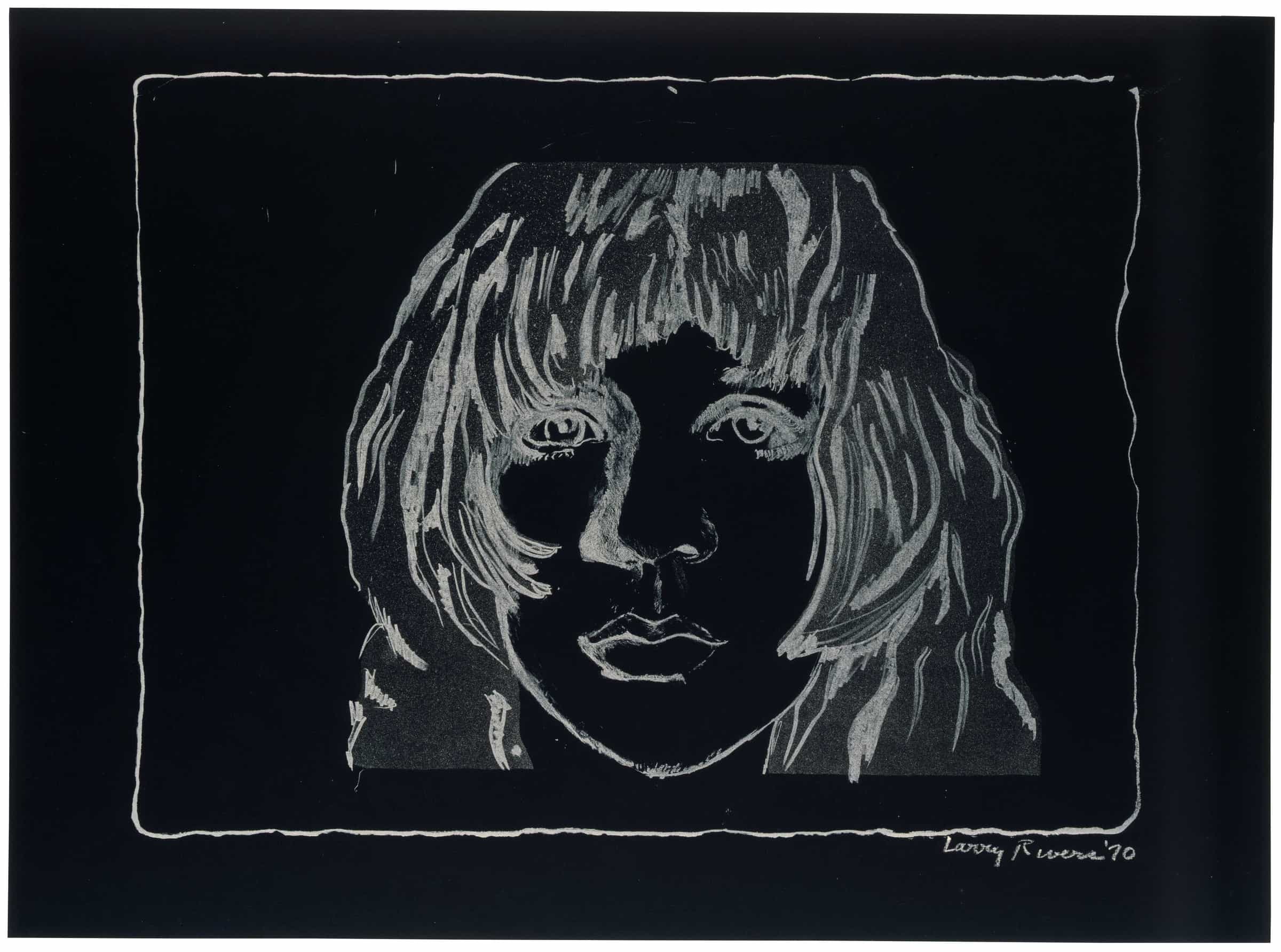 Larry Rivers, Diane Raised II (Black Diane), 1970-71