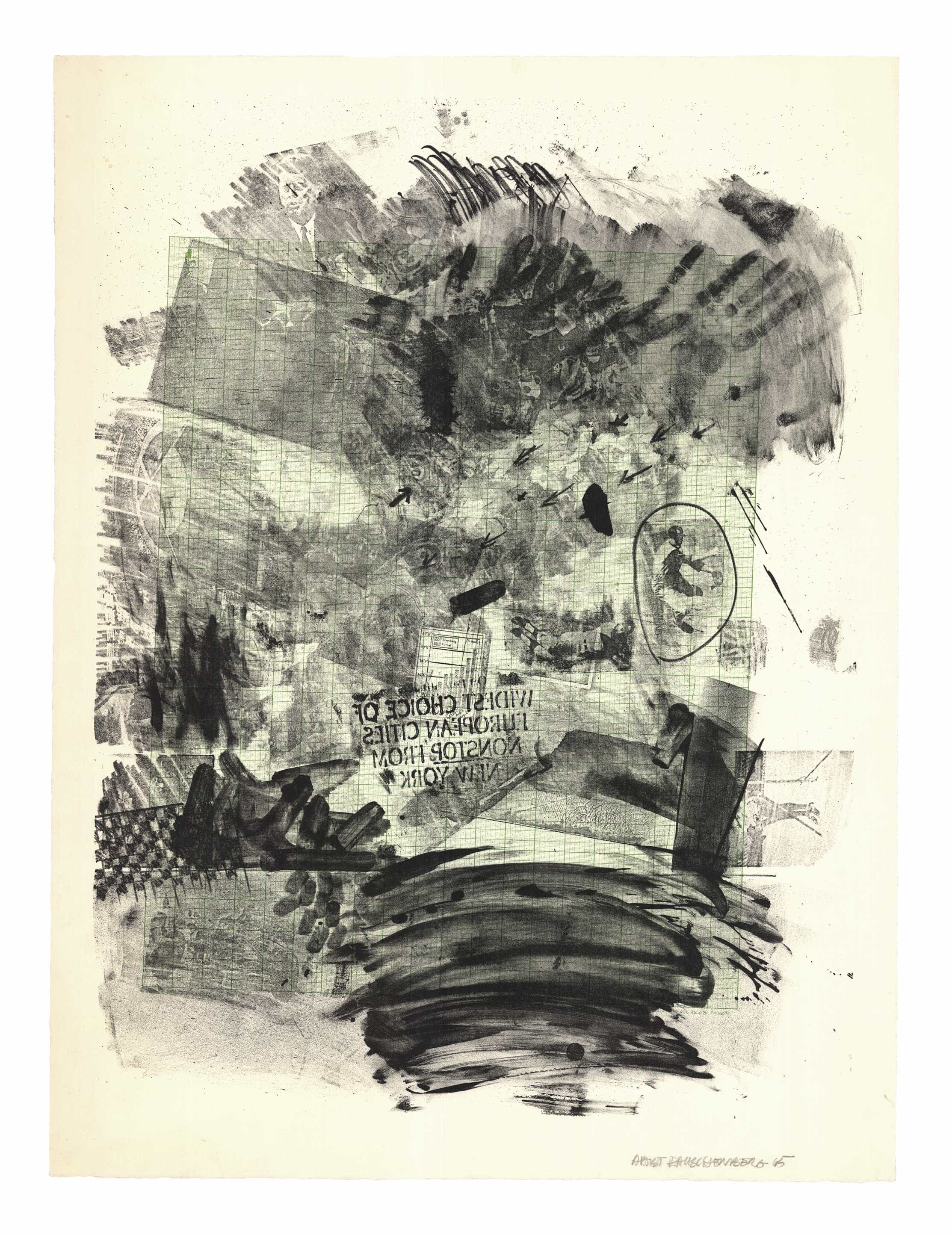 Robert Rauschenberg, Lawn, 1965